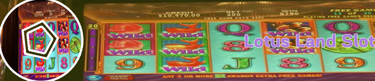 Lotus land slot machine